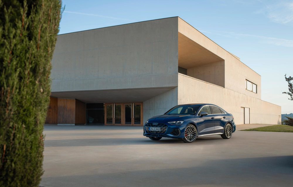 Noul Audi S3 facelift primește un motor mai puternic și un separator de cuplu, în premieră - Poza 15