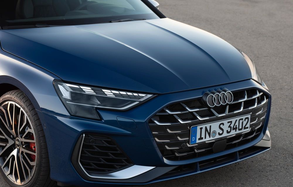Noul Audi S3 facelift primește un motor mai puternic și un separator de cuplu, în premieră - Poza 25