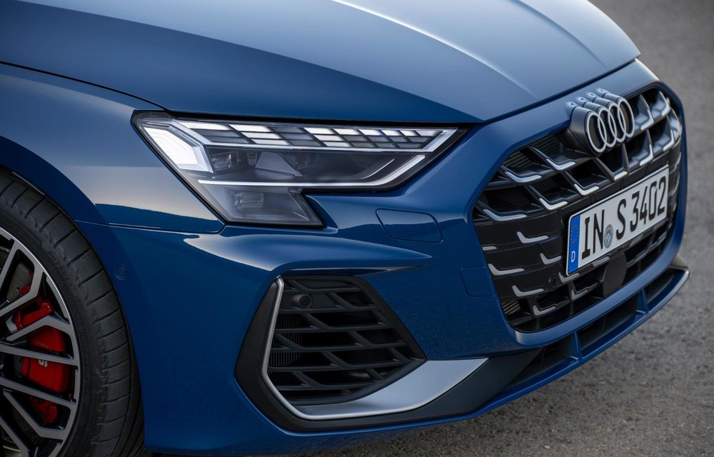 Noul Audi S3 facelift primește un motor mai puternic și un separator de cuplu, în premieră - Poza 44