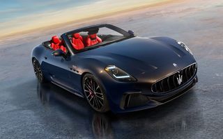 Maserati confirmă data lansării versiunii electrice a noului GranCabrio