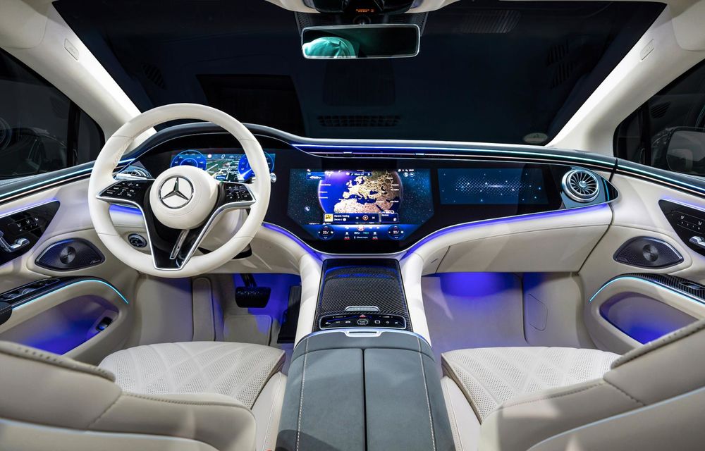 Noul Mercedes-Benz EQS facelift: grilă nouă și autonomie mai mare cu 82 de kilometri - Poza 44