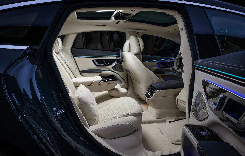 Noul Mercedes-Benz EQS facelift: grilă nouă și autonomie mai mare cu 82 de kilometri - Poza 47