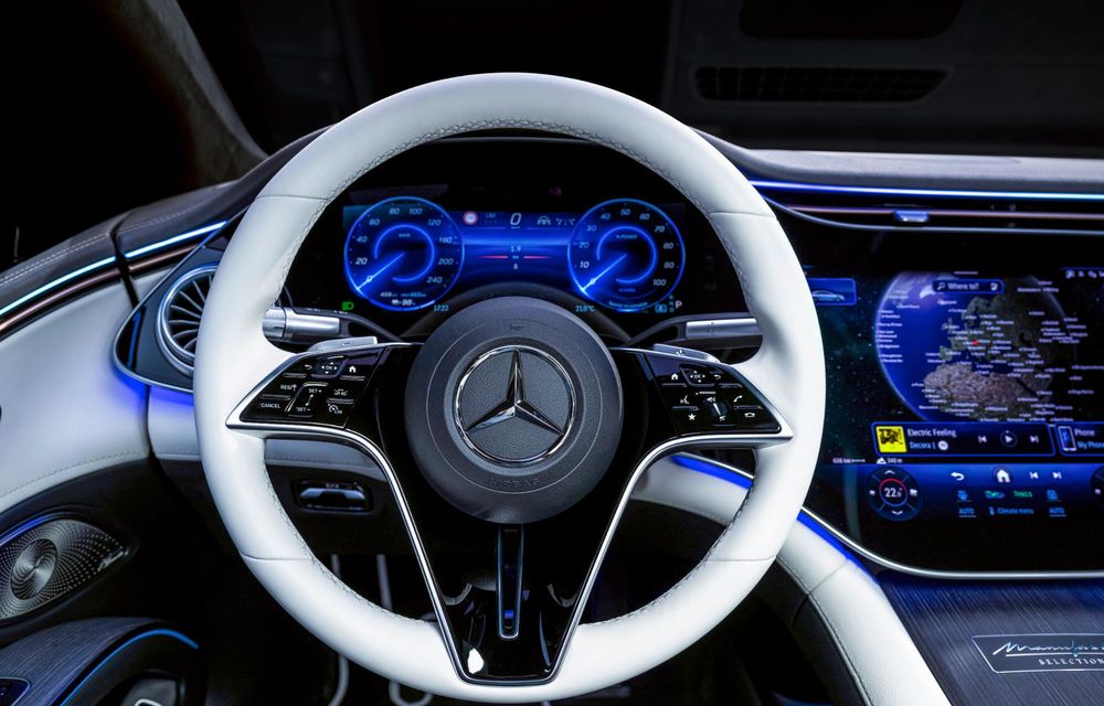 Noul Mercedes-Benz EQS facelift: grilă nouă și autonomie mai mare cu 82 de kilometri - Poza 28