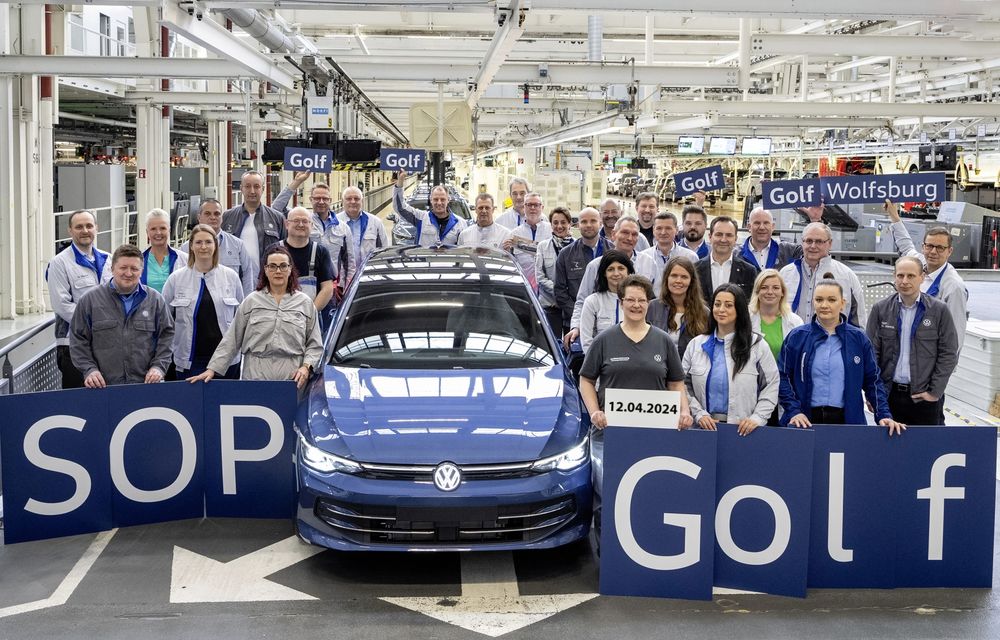 Noul Volkswagen Golf 8 facelift a intrat în producție, la uzina din Wolfsburg - Poza 1