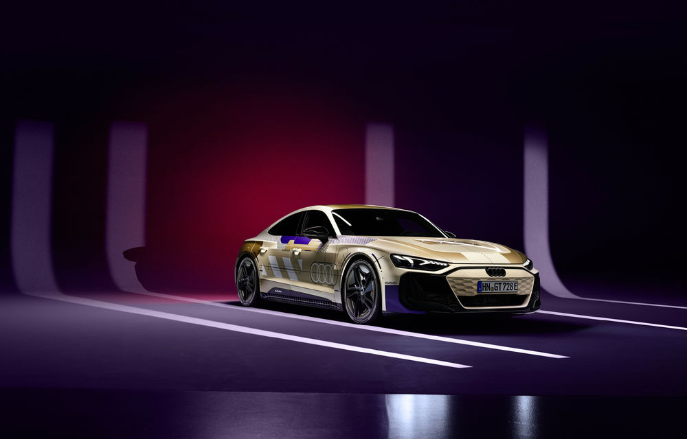 Imagini cu viitorul Audi RS e-tron GT Performance: o nouă navă amiral electrică - Poza 6