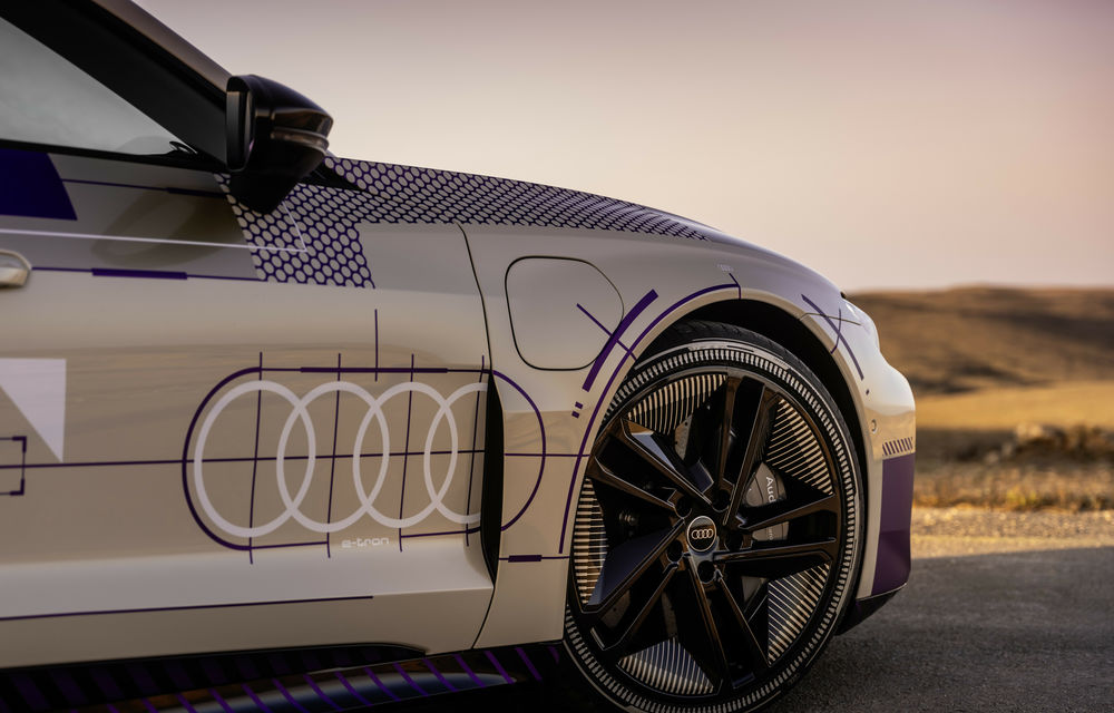 Imagini cu viitorul Audi RS e-tron GT Performance: o nouă navă amiral electrică - Poza 11