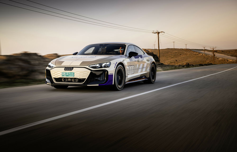 Imagini cu viitorul Audi RS e-tron GT Performance: o nouă navă amiral electrică - Poza 5