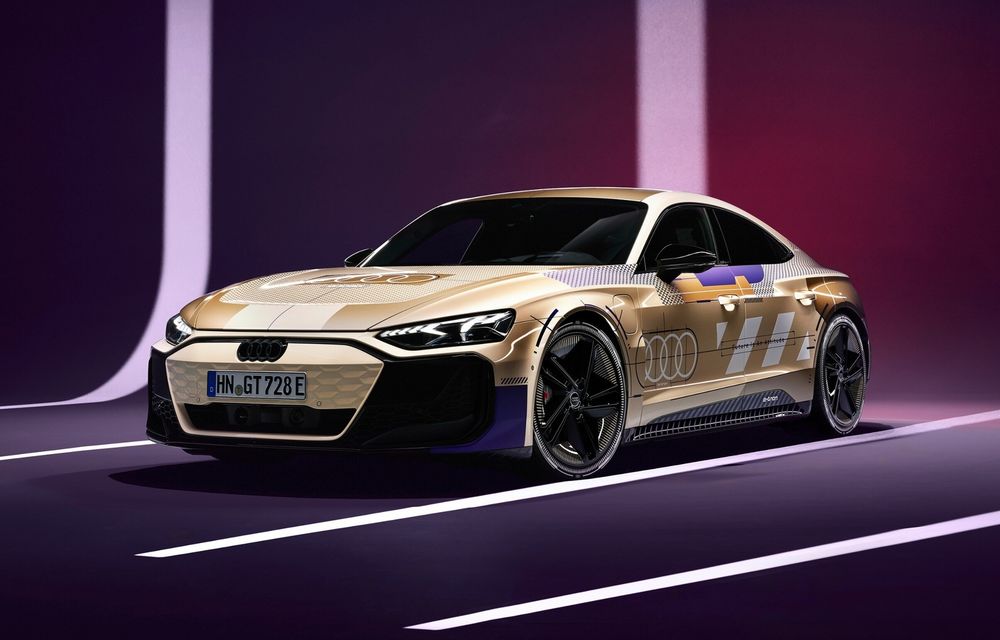 Imagini cu viitorul Audi RS e-tron GT Performance: o nouă navă amiral electrică - Poza 1