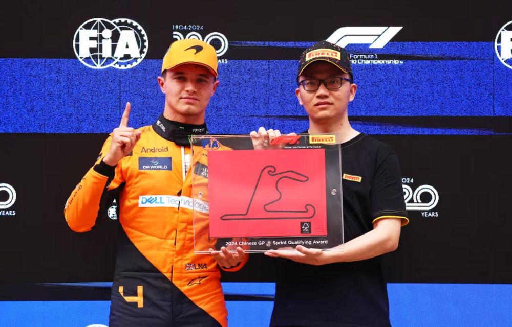 Formula 1 China: Lando Norris, pole pentru cursa de sprint, urmat de Hamilton și Alonso - Poza 1