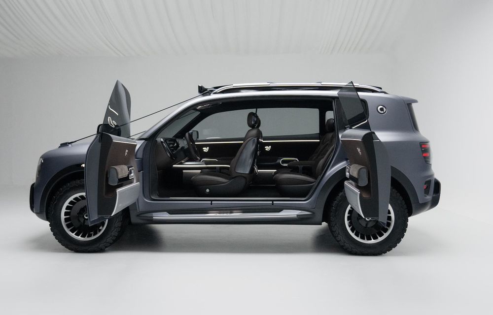 Noul concept Smart #5 anunță primul SUV electric de clasă medie al mărcii - Poza 7
