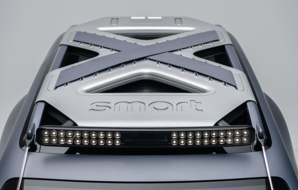 Noul concept Smart #5 anunță primul SUV electric de clasă medie al mărcii - Poza 11