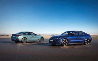 Noile BMW i4 și Seria 4 Gran Coupe facelift: design revizuit și motorizări mild-hybrid noi