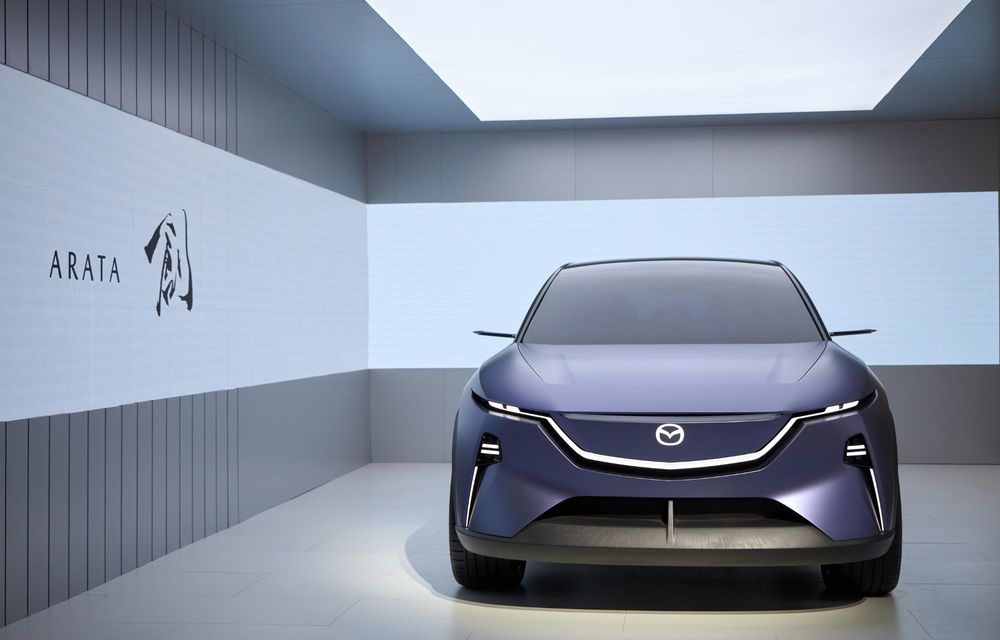 Noua Mazda Arata este un concept care anunță un viitor SUV electric pentru China - Poza 2