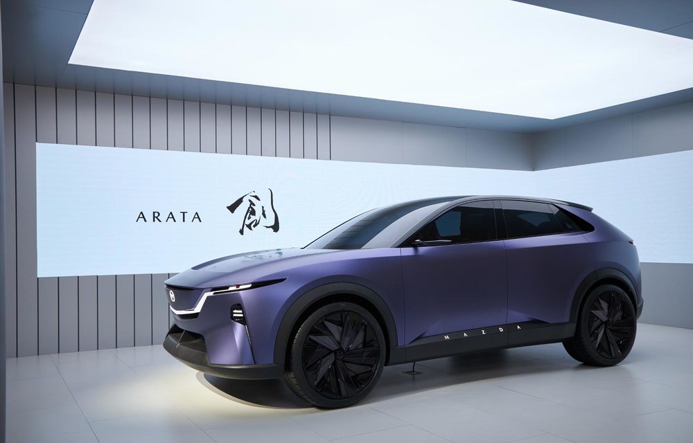 Noua Mazda Arata este un concept care anunță un viitor SUV electric pentru China - Poza 3