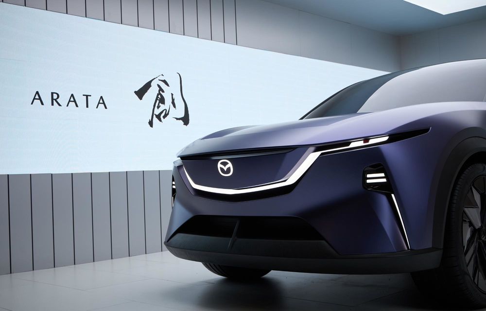 Noua Mazda Arata este un concept care anunță un viitor SUV electric pentru China - Poza 6