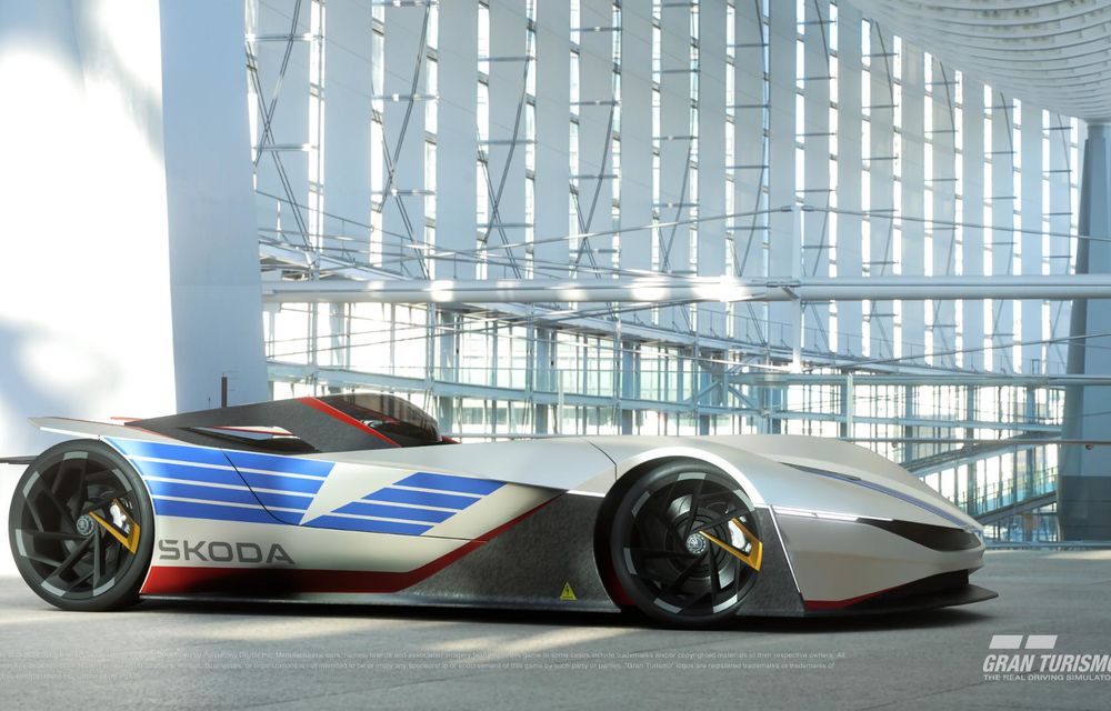 Noua Skoda Vision Gran Turismo, un concept exotic creat pentru Gran Turismo 7 - Poza 7
