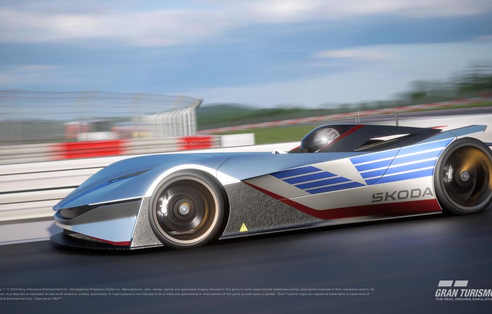 Noua Skoda Vision Gran Turismo, un concept exotic creat pentru Gran Turismo 7 - Poza 8