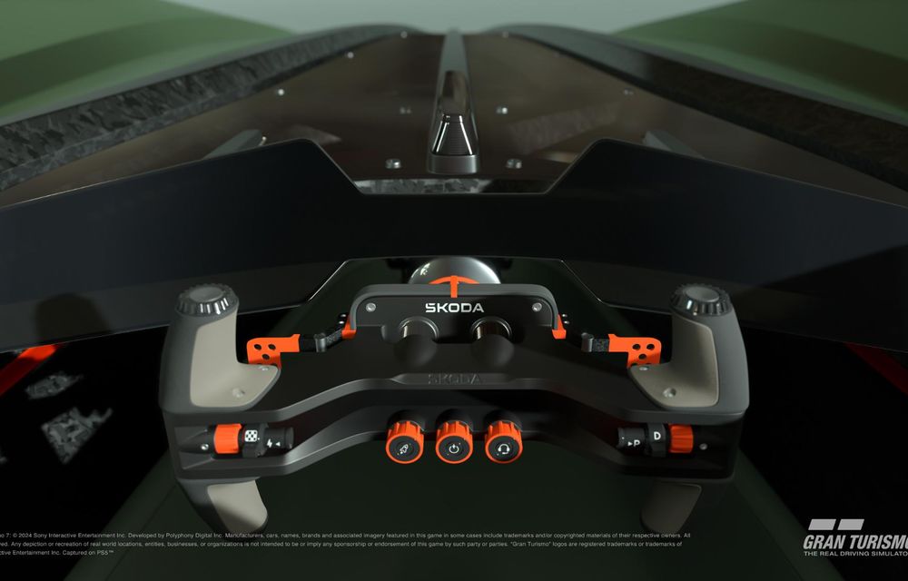 Noua Skoda Vision Gran Turismo, un concept exotic creat pentru Gran Turismo 7 - Poza 20