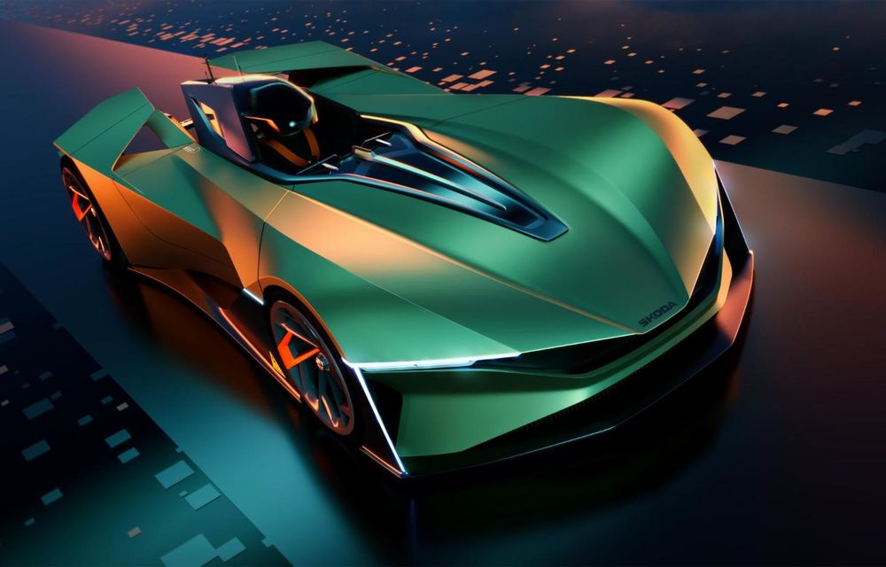Noua Skoda Vision Gran Turismo, un concept exotic creat pentru Gran Turismo 7 - Poza 1