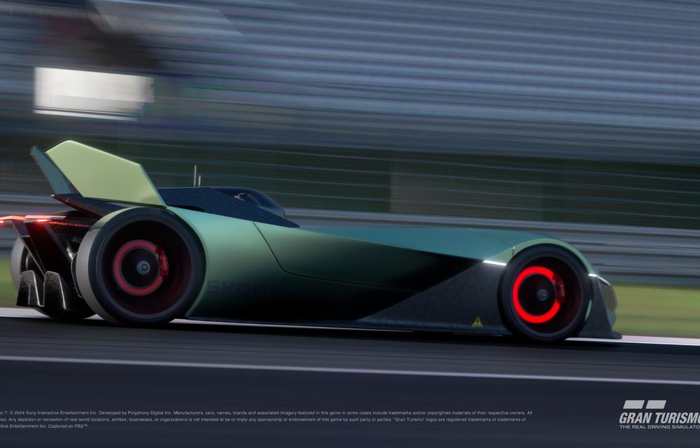Noua Skoda Vision Gran Turismo, un concept exotic creat pentru Gran Turismo 7 - Poza 5