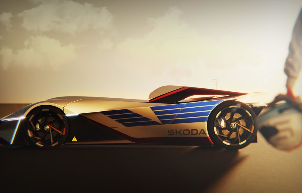 Noua Skoda Vision Gran Turismo, un concept exotic creat pentru Gran Turismo 7 - Poza 9