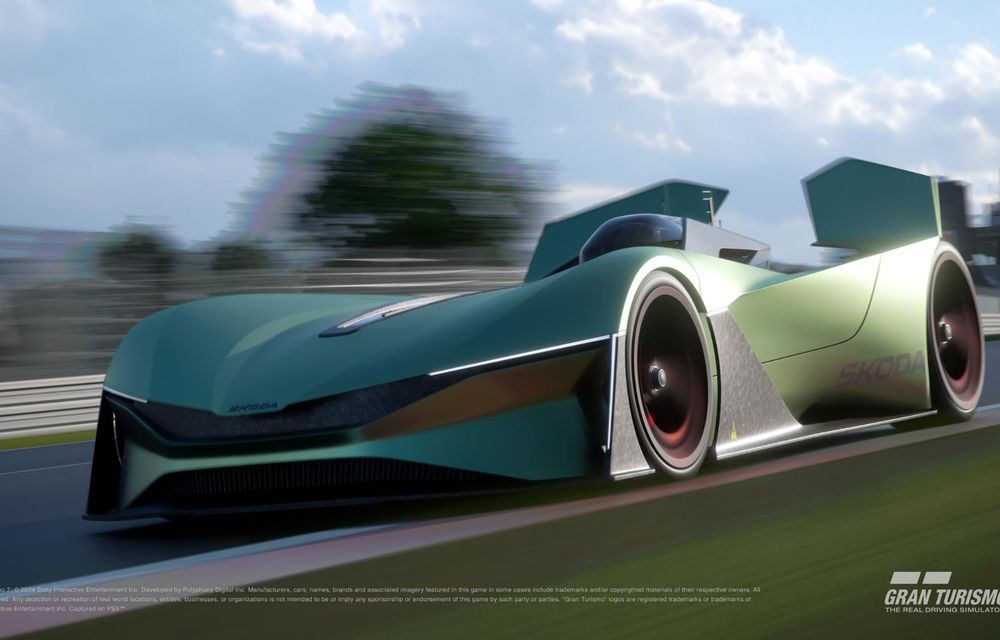 Noua Skoda Vision Gran Turismo, un concept exotic creat pentru Gran Turismo 7 - Poza 2