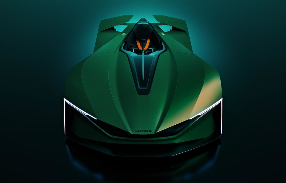 Noua Skoda Vision Gran Turismo, un concept exotic creat pentru Gran Turismo 7 - Poza 3