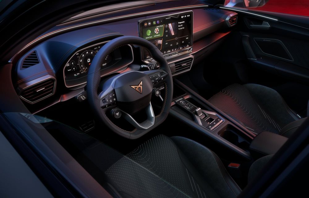 Noul Cupra Leon facelift: design revizuit al părții frontale și ecran central nou de 12.9 inch - Poza 15