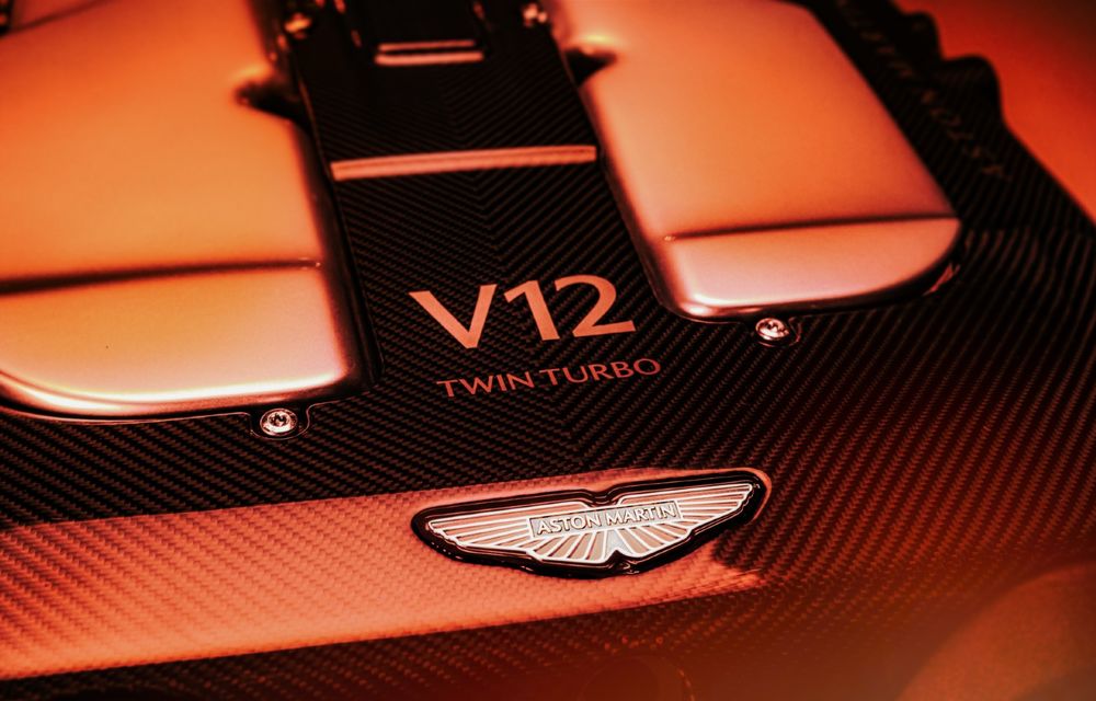 Prima imagine cu un nou motor Aston Martin V12: 835 CP și 1000 Nm - Poza 1