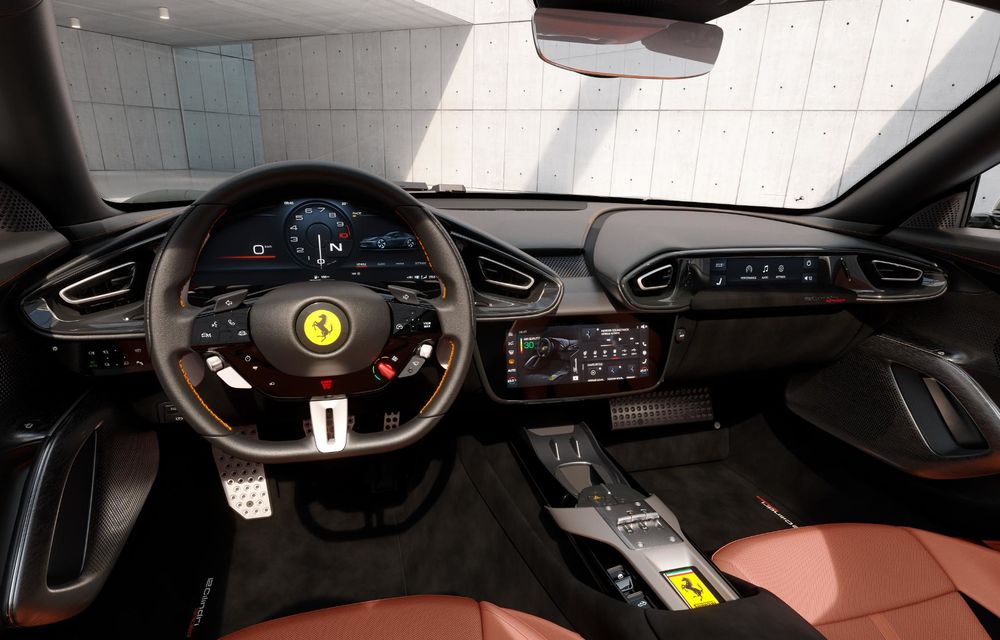 Acesta este noul Ferrari 12Cilindri: succesorul lui 812 are un motor V12 pur - Poza 35