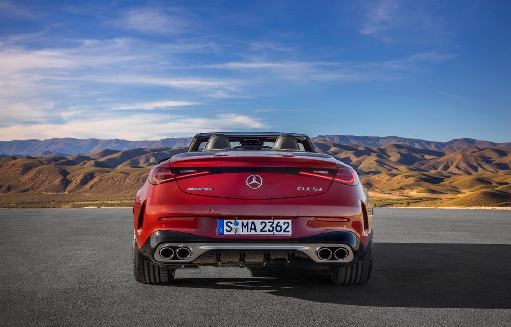 Noul Mercedes-AMG CLE 53 Cabriolet: motor cu 6 cilindri în linie de 450 CP - Poza 19