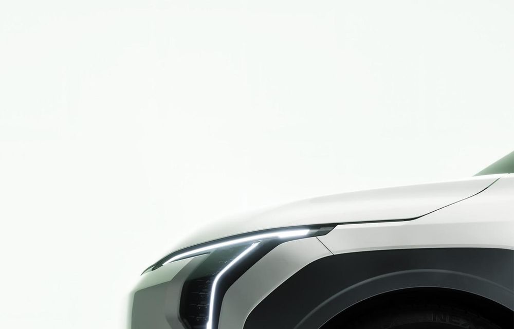 Imagini noi cu Kia EV3: design asemănător cu SUV-urile electrice EV5 și EV9 - Poza 1