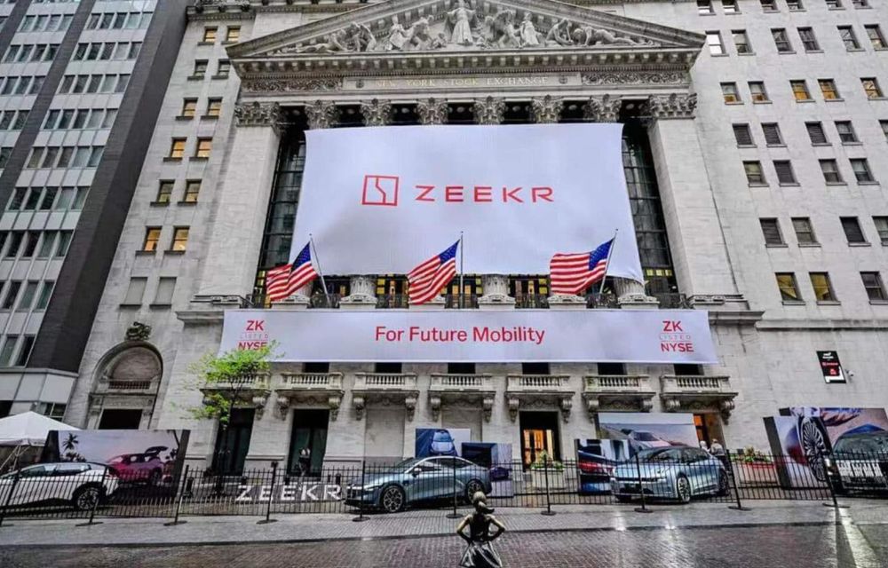 Brandul chinezesc Zeekr, listat la bursa de valori din New York - Poza 1