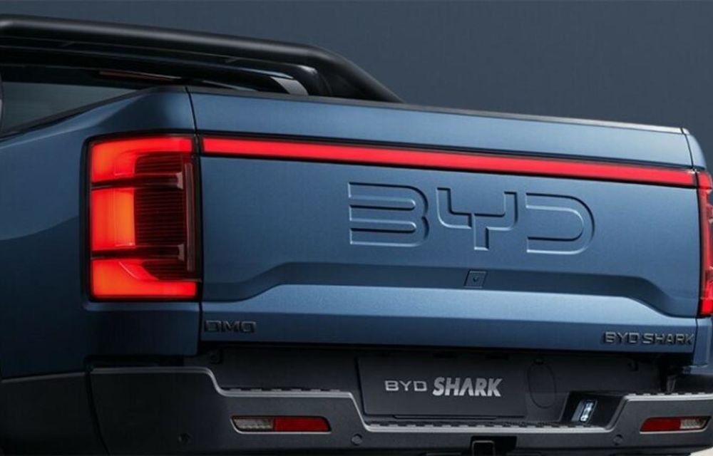 Acesta este noul BYD Shark: pick-up hibrid de 436 CP - Poza 12