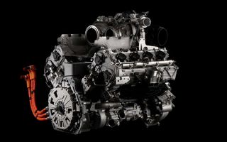 Imagini noi cu motorul succesorului lui Lamborghini Huracan: V8 hibrid de 800 CP
