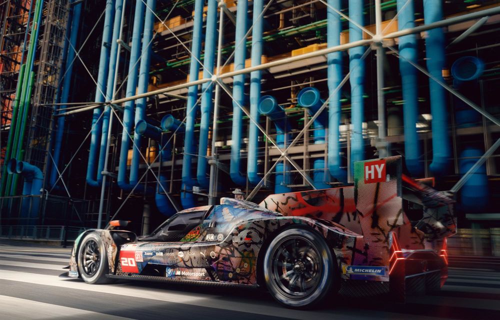 Noul BMW M Hybrid Art Car: prototipul de anduranță va concura la Le Mans cu noua grafică - Poza 5