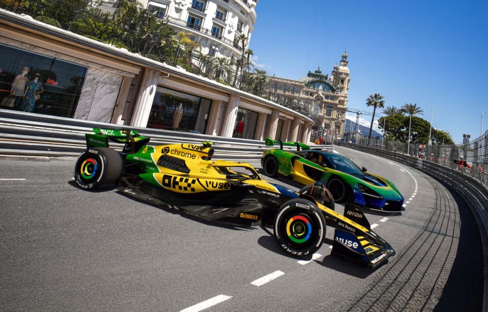 Formula 1: McLaren prezintă o grafică nouă pentru cursa de la Monaco, inspirată de casca lui Ayrton Senna - Poza 3