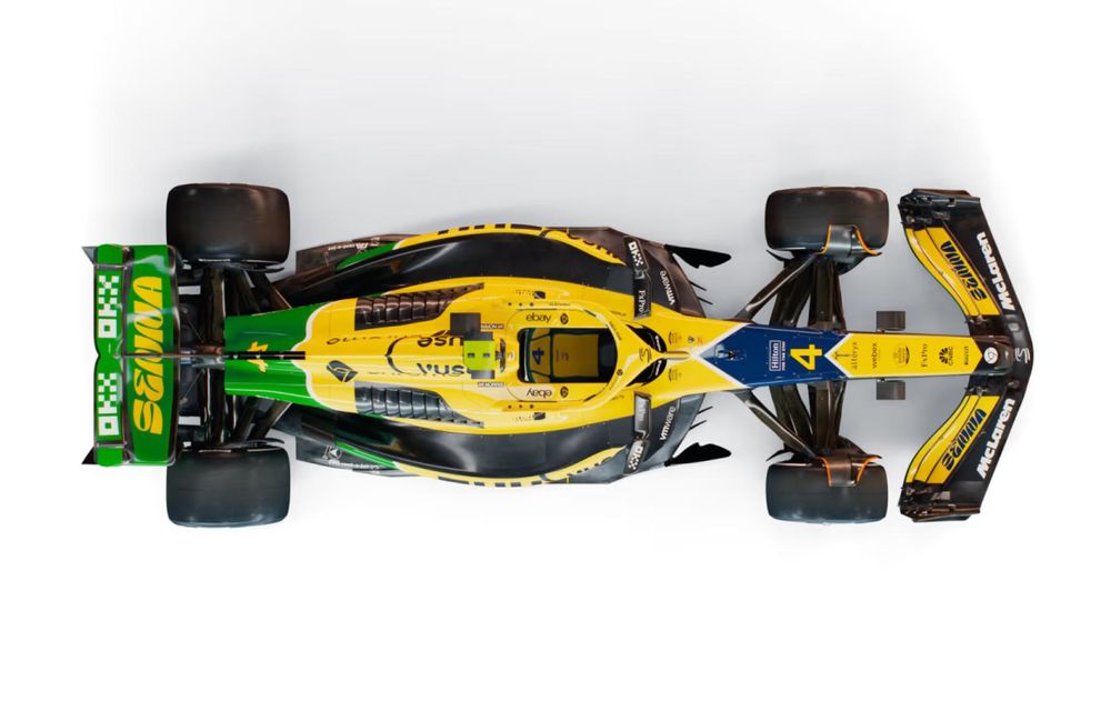 Formula 1: McLaren prezintă o grafică nouă pentru cursa de la Monaco, inspirată de casca lui Ayrton Senna - Poza 6