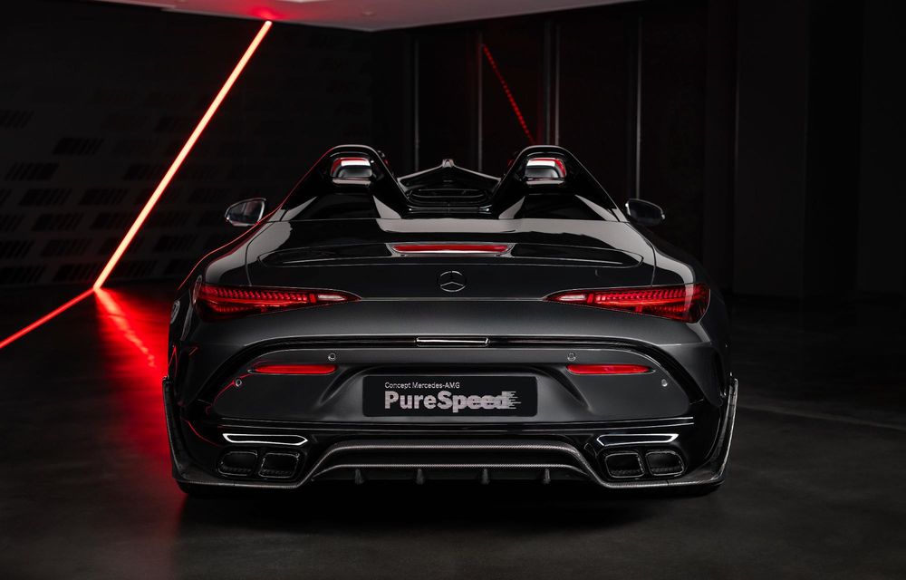 Noul concept Mercedes-AMG PureSpeed: sistem de protecție Halo preluat din Formula 1 - Poza 17