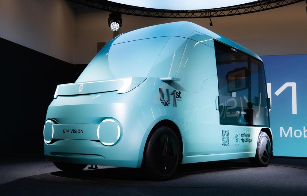 Noul concept U1st Vision, o viitoare utiltară electrică ce va fi produsă de Renault și Volvo - Poza 1
