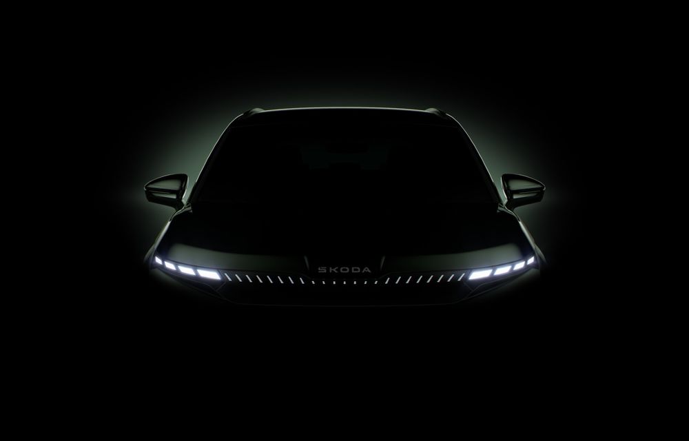 Prima imagine oficială cu noua Skoda Elroq: SUV-ul electric va fi lansat în toamnă - Poza 1