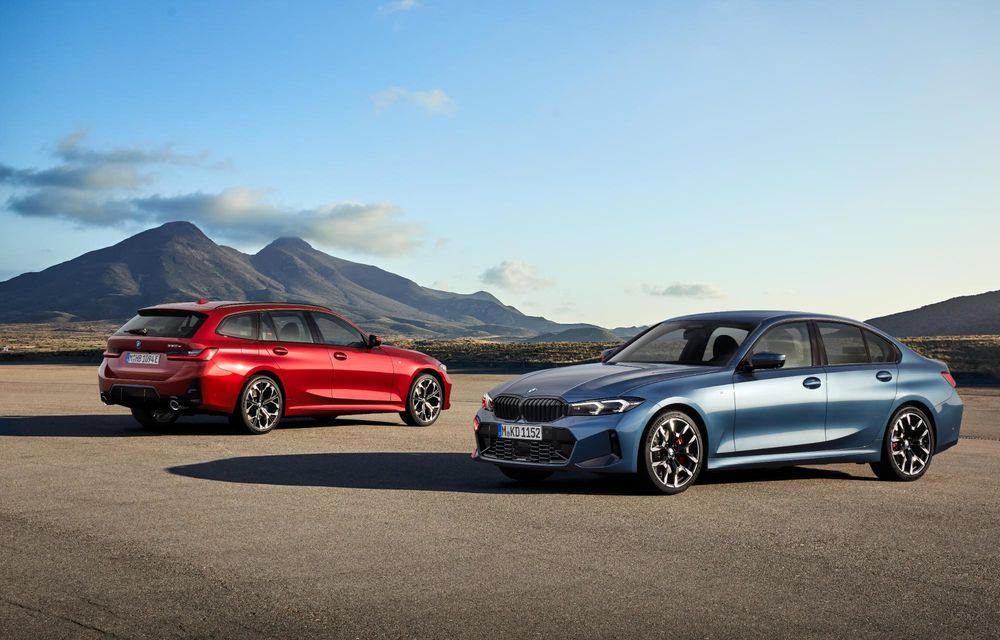 BMW prezintă noul Seria 3 facelift: design revizuit și baterie nouă pentru versiunea PHEV - Poza 2