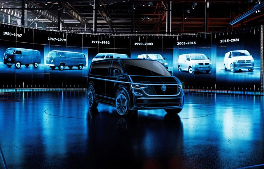 Imagini noi cu viitorul Volkswagen Transporter T7: design inspirat de ID. Buzz - Poza 1