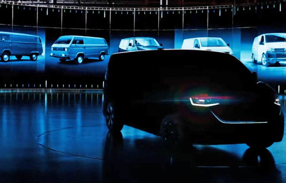 Imagini noi cu viitorul Volkswagen Transporter T7: design inspirat de ID. Buzz - Poza 2
