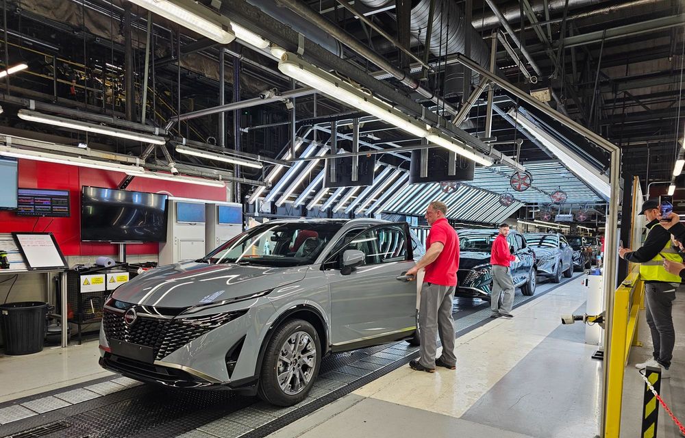 REPORTAJ: Am vizitat uzina Nissan din Marea Britanie, locul de naștere al noului Qashqai facelift - Poza 107