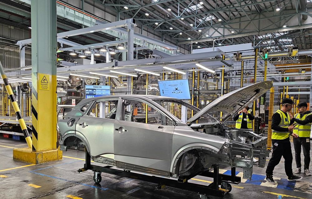 REPORTAJ: Am vizitat uzina Nissan din Marea Britanie, locul de naștere al noului Qashqai facelift - Poza 73