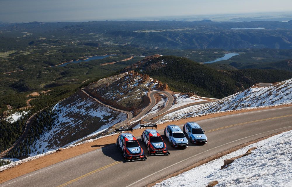 Hyundai Ioniq 5 N, pregătit pentru Pikes Peak: 687 CP și pachet aerodinamic agresiv - Poza 2