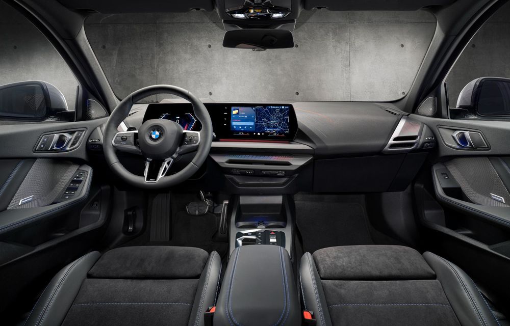 Noul BMW Seria 1 facelift: motorizări electrificate și, în premieră, plafon contrastant - Poza 6