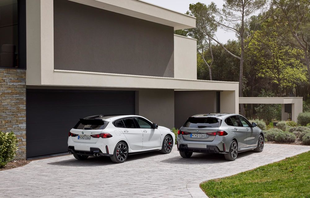 Noul BMW Seria 1 facelift: motorizări electrificate și, în premieră, plafon contrastant - Poza 22