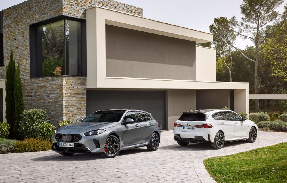 Noul BMW Seria 1 facelift: motorizări electrificate și, în premieră, plafon contrastant - Poza 23